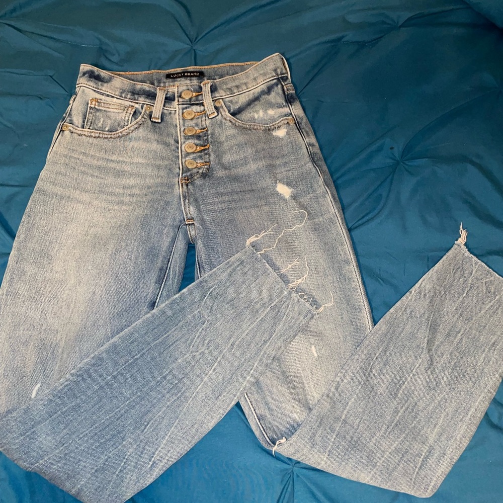 Lucky Brand. High rise. Cropped. Bridgette. Size 25